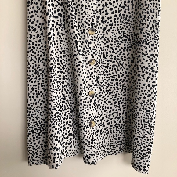 Leopard Dot Slip Dress - Picture 3 of 6
